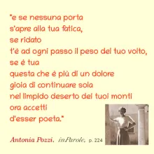 "e se nessuna porta" - Antonia Pozzi