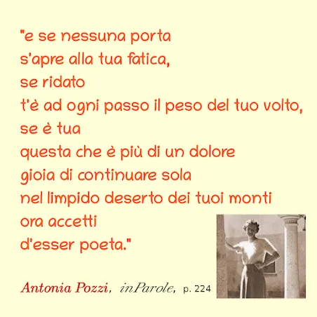 "e se nessuna porta" - Antonia Pozzi